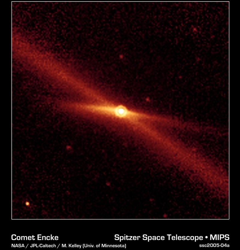 Komet Encke mit Dust Trails